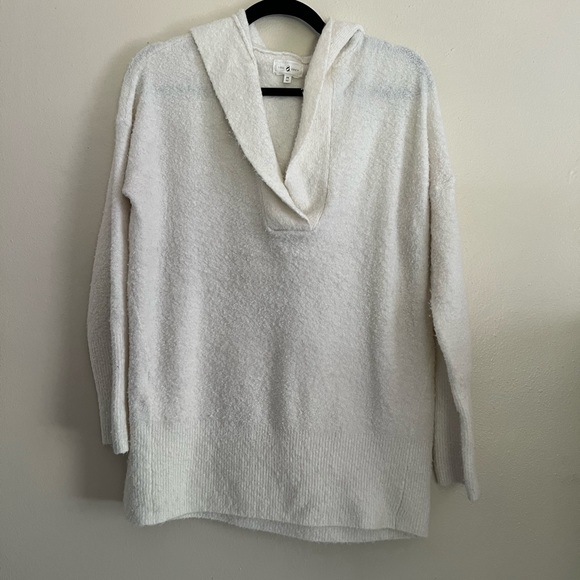 Lou & Grey | Fuzzy Hooded Sweater | Medium - Picture 1 of 3